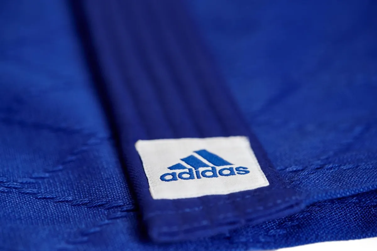 Judo suit Adidas Training J500B blue with white shoulder stripes