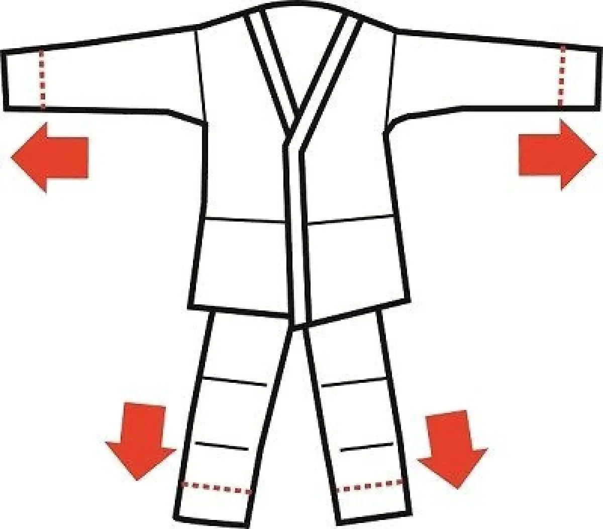 Adidas karate suit Junior Evolution double size with blue shoulder stripes