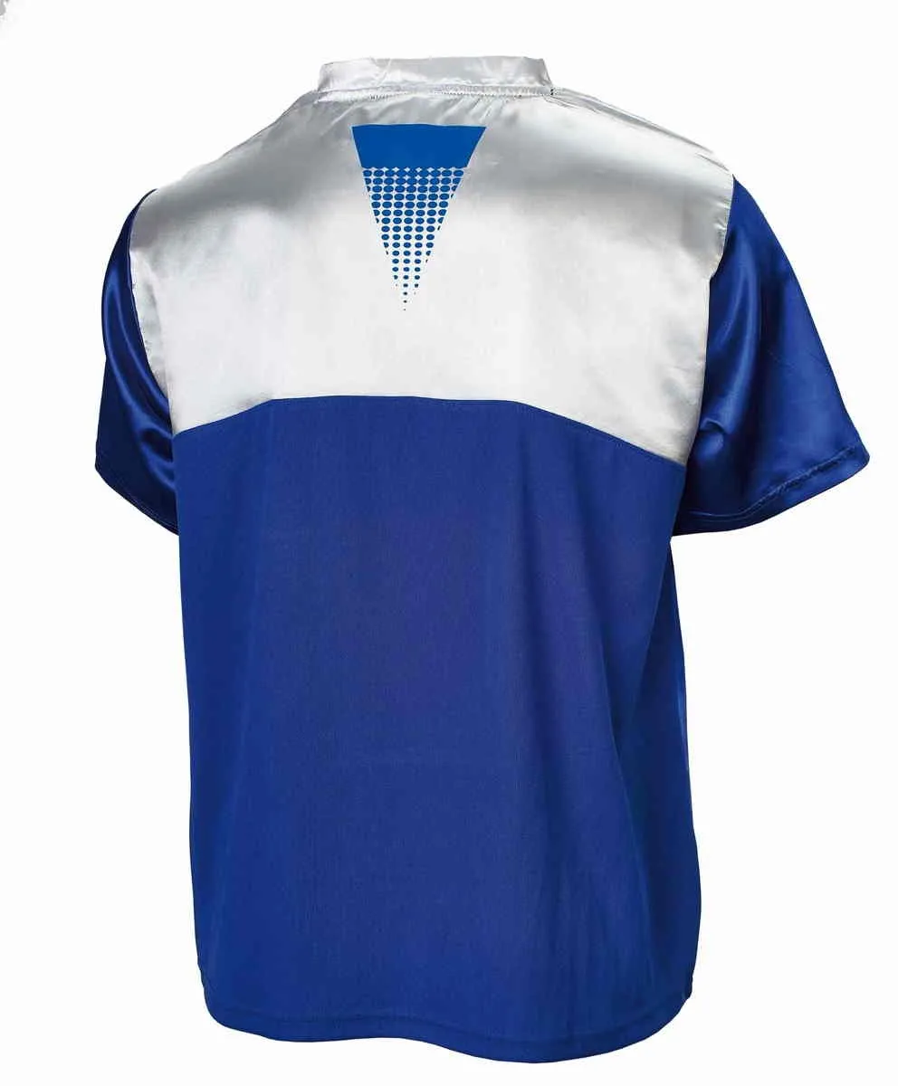 adidas Kickbox Shirt 100S blau | |weiß hinten
