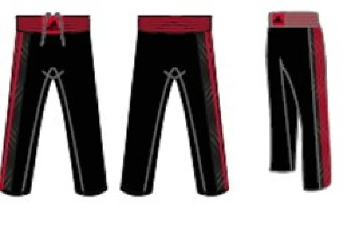 adidas Kickboxing Hose lang 300T schwarz|rot