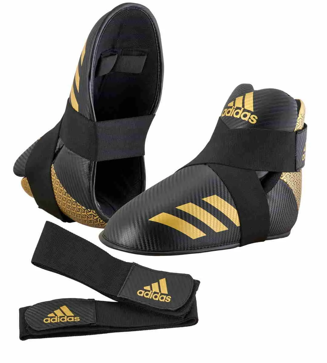 adidas Pro Kickboxen Fußschutz 300 schwarz|gold
