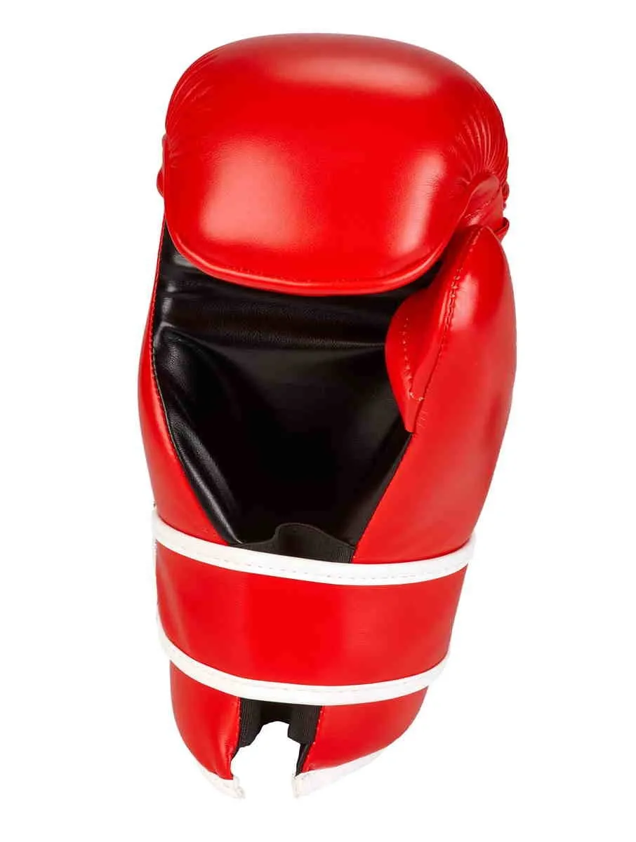 Guantes de kickboxing adidas Pro Point Fighter 100 rojos