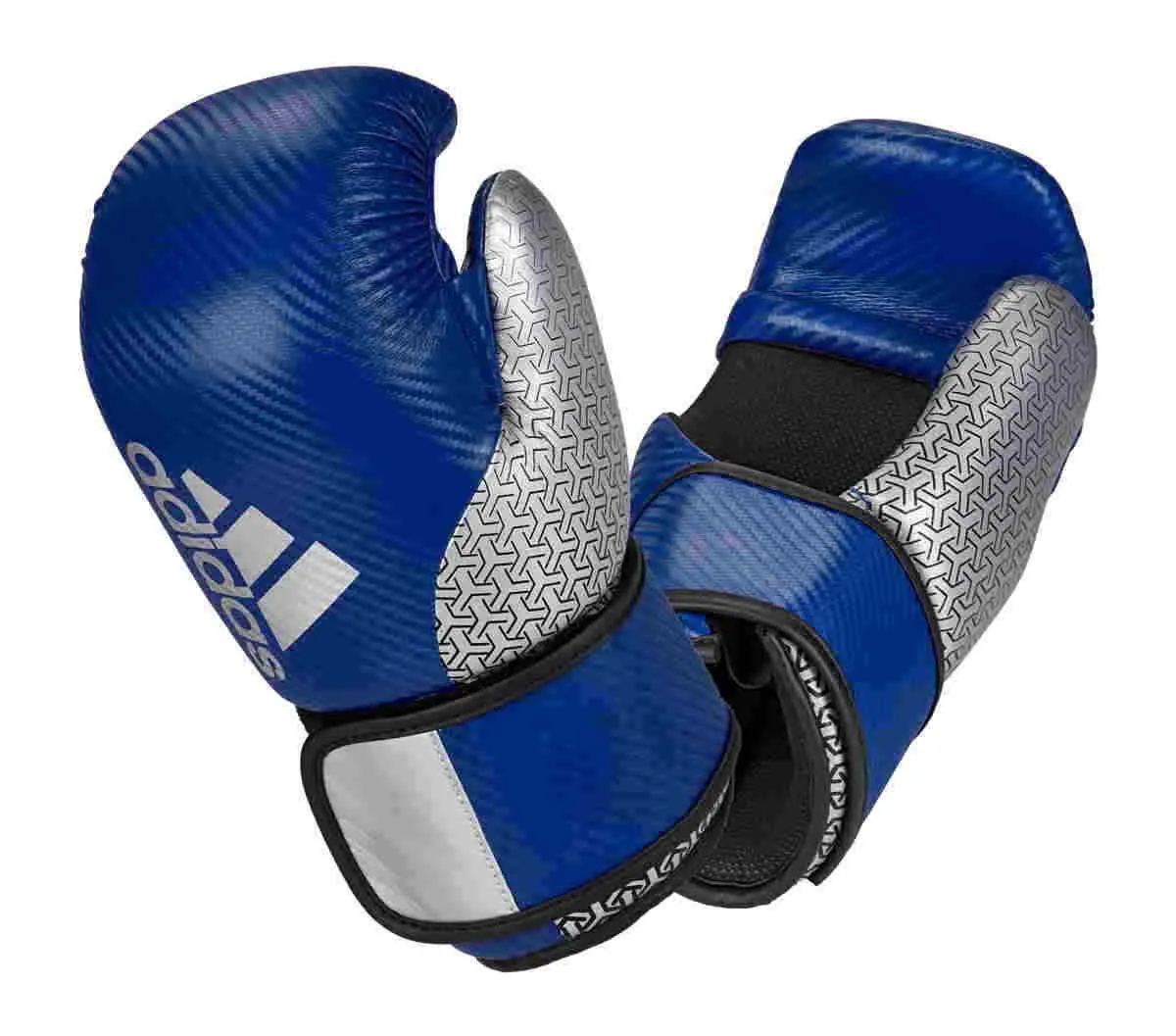 adidas Pro Point Fighter 300 Kickboxing Gloves blue|silver