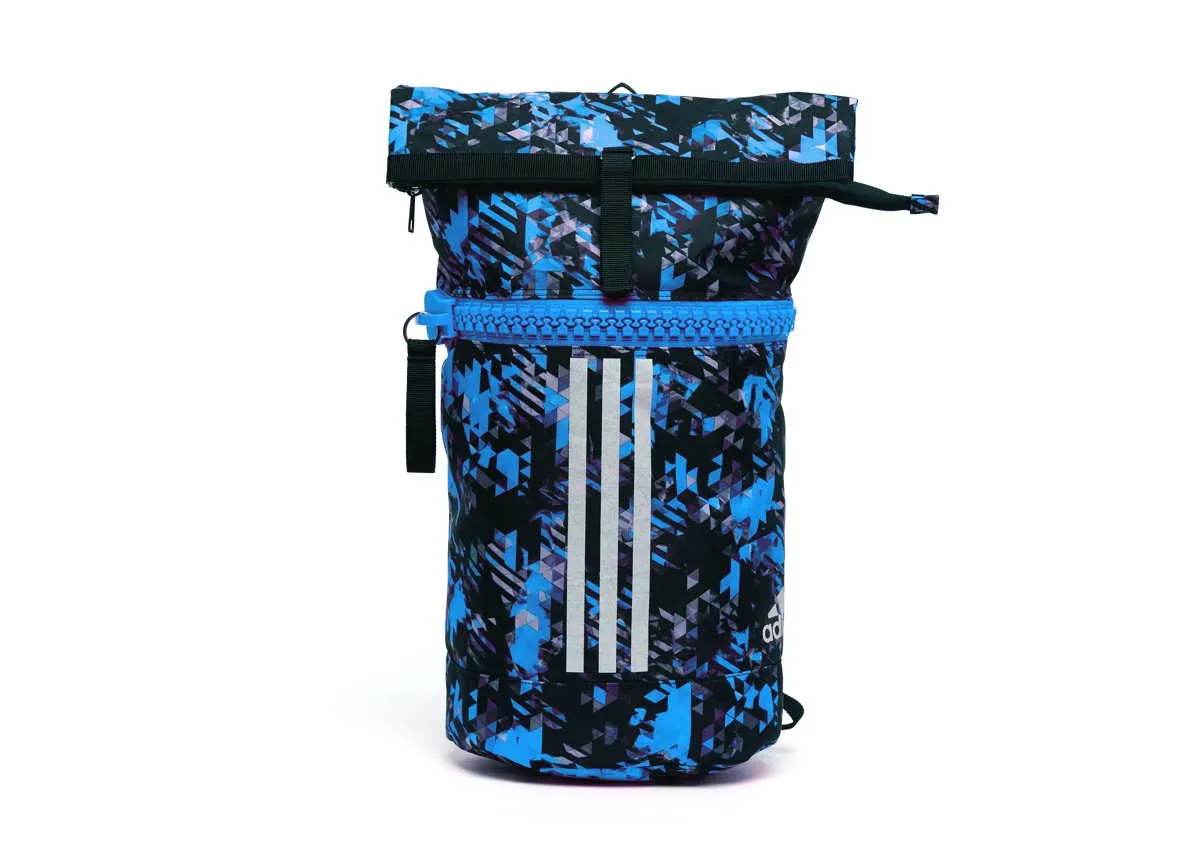 adidas duffel bag - sports backpack camouflage blue