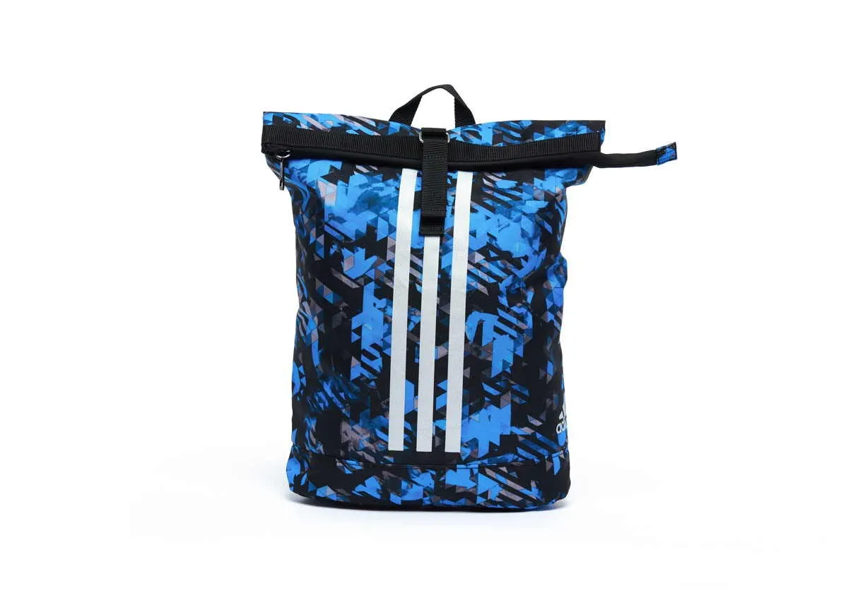 adidas duffel bag - sports backpack camouflage blue, size S