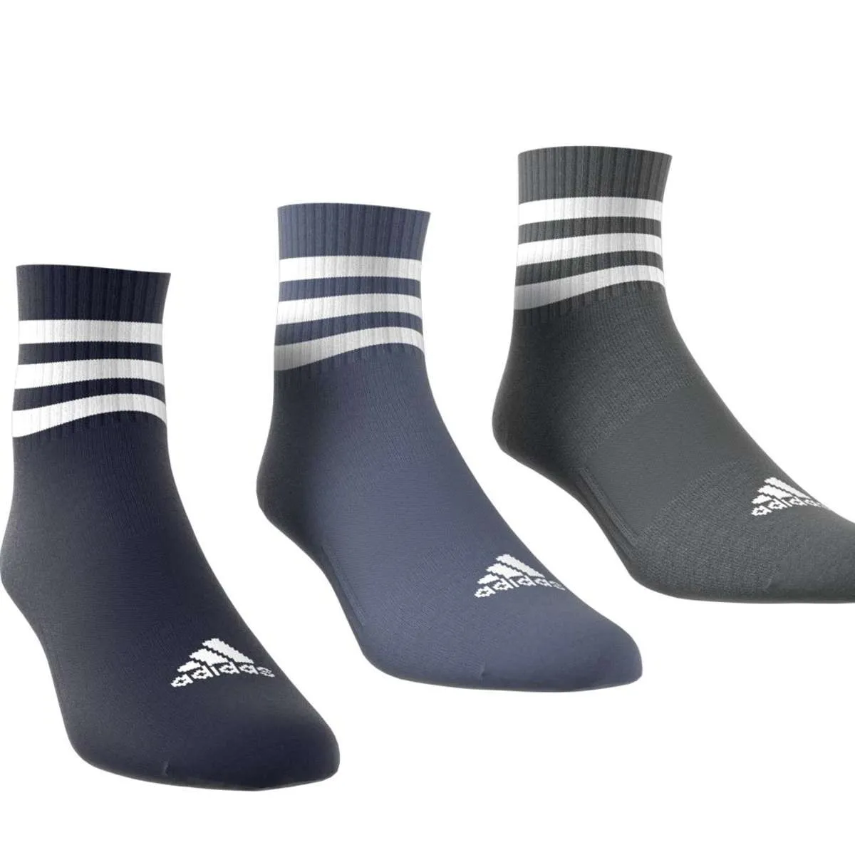 Lote de 3 calcetines adidas Cushioned Crew Socks 3-Stripes