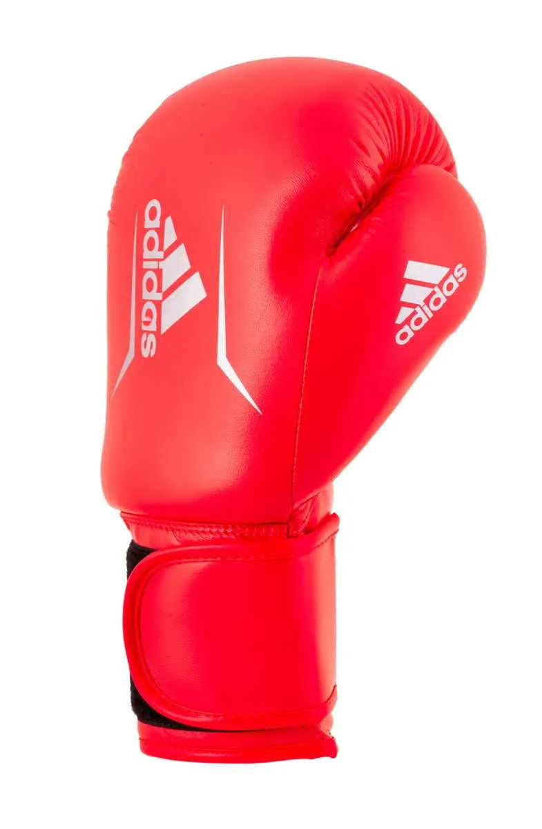 adidas Speed 50 red/silver boxing gloves