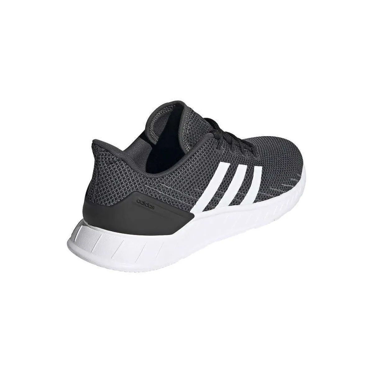 adidas sports shoes Questar Flow black with white stripes