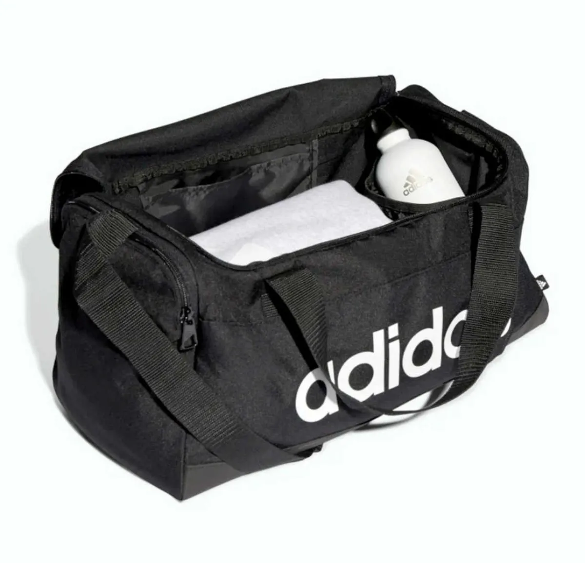 adidas sports bag Linear Duffel M, Black/White