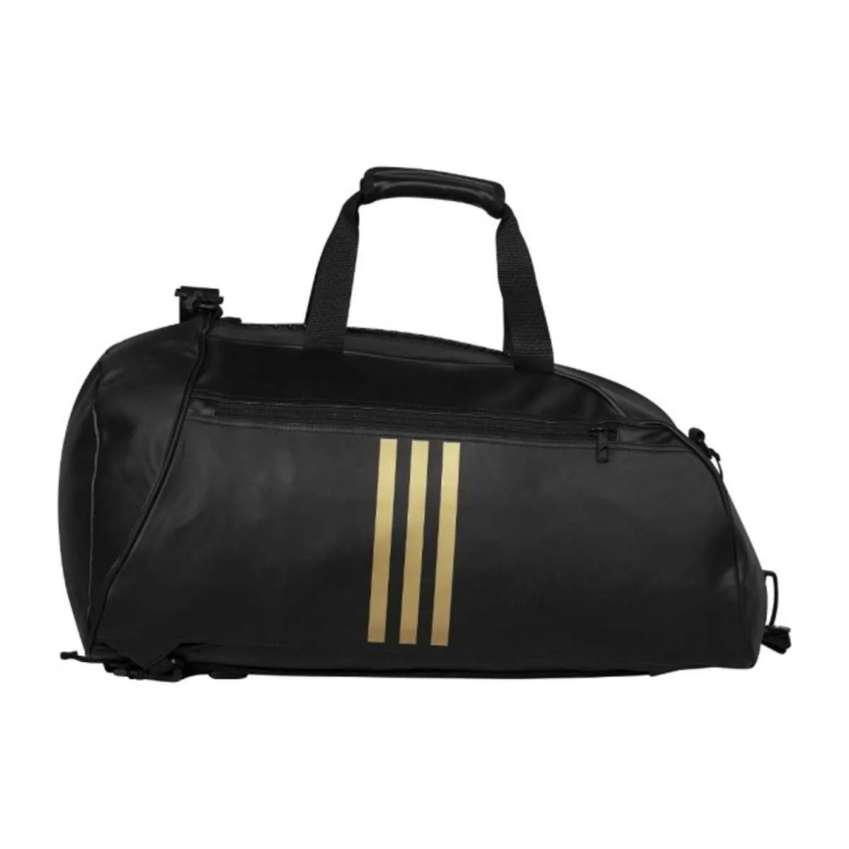 adidas bolsa de deporte - mochila deportiva imitación cuero negro/oro