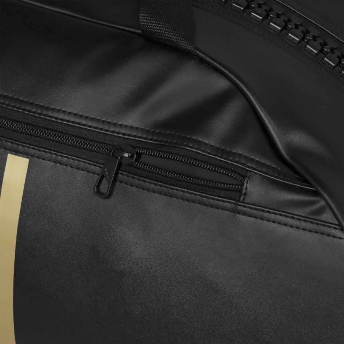adidas sports bag - sports rucksack imitation leather black/gold
