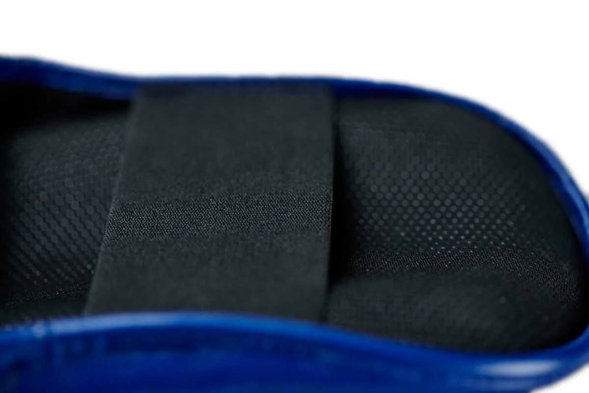adidas Super-Pro Kickboxing Protège-tibias bleu|blanc