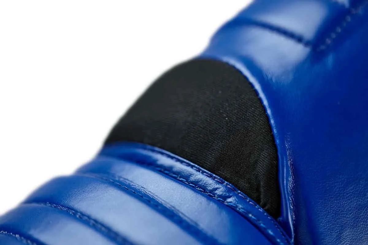 Espinillera adidas Super-Pro Kickboxing azul|blanca