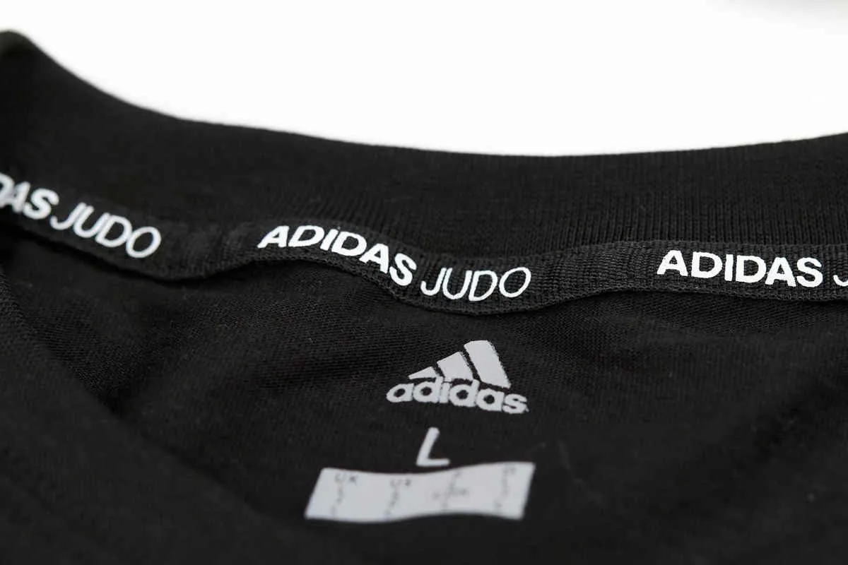 adidas T-Shirt Combat Sports Judo schwarz/weiß