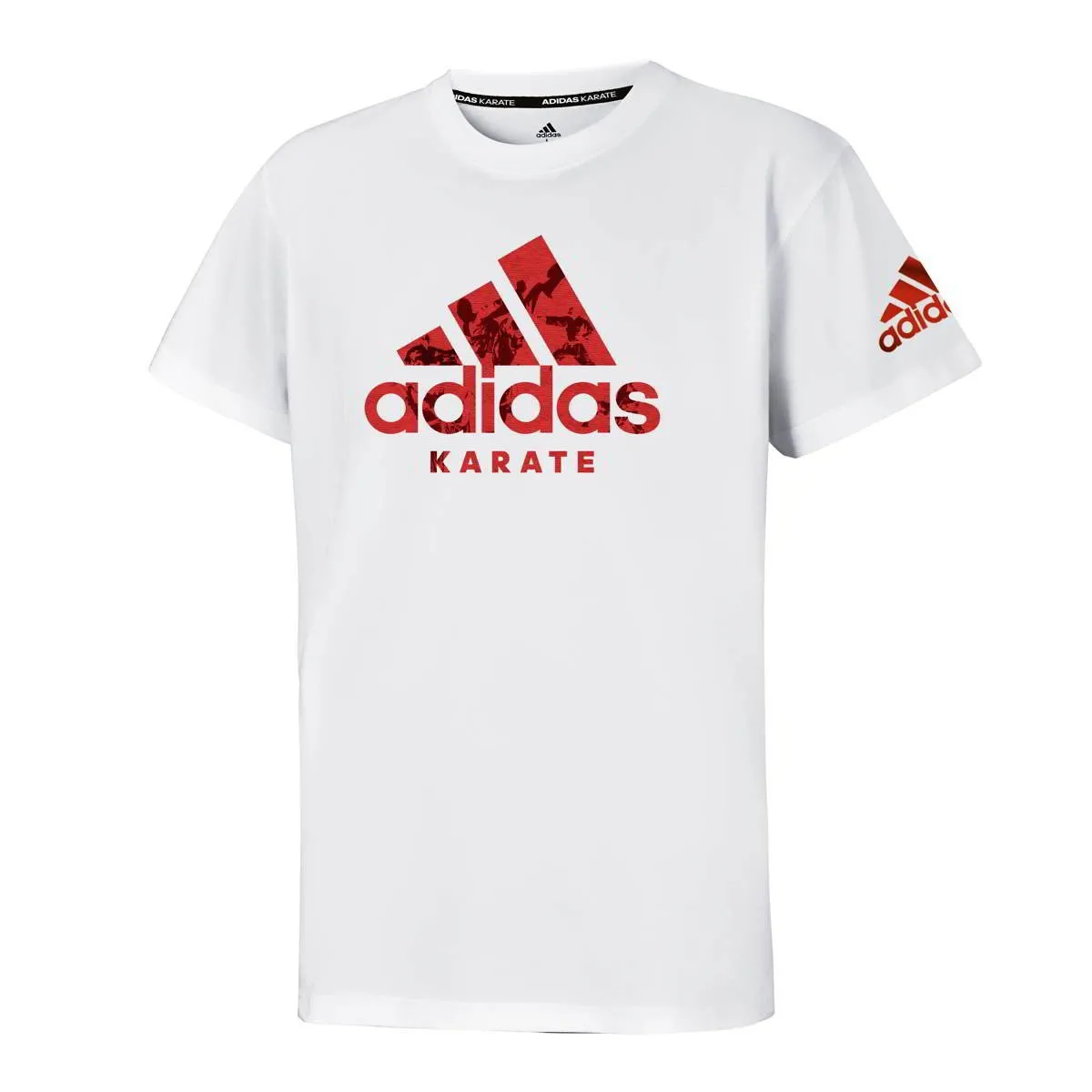 Camiseta adidas Karate blanca Insignia del Deporte