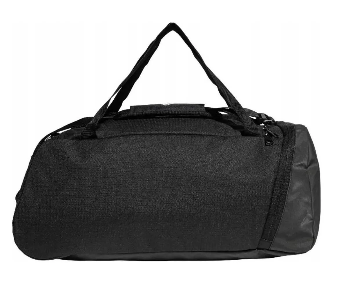 Bolsa de viaje adidas Duffle Bag TR negra/blanca, talla M