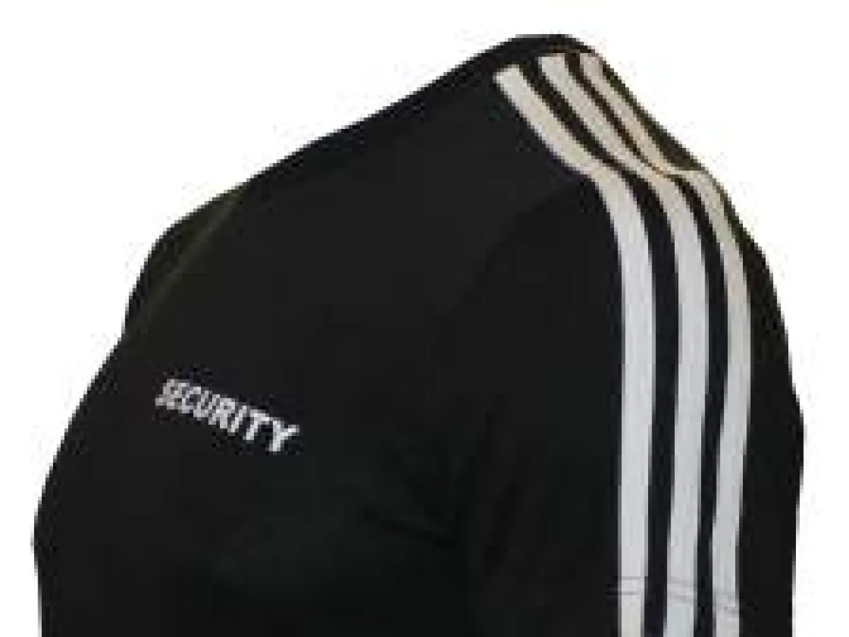adidas team shirt printed with SECURITY