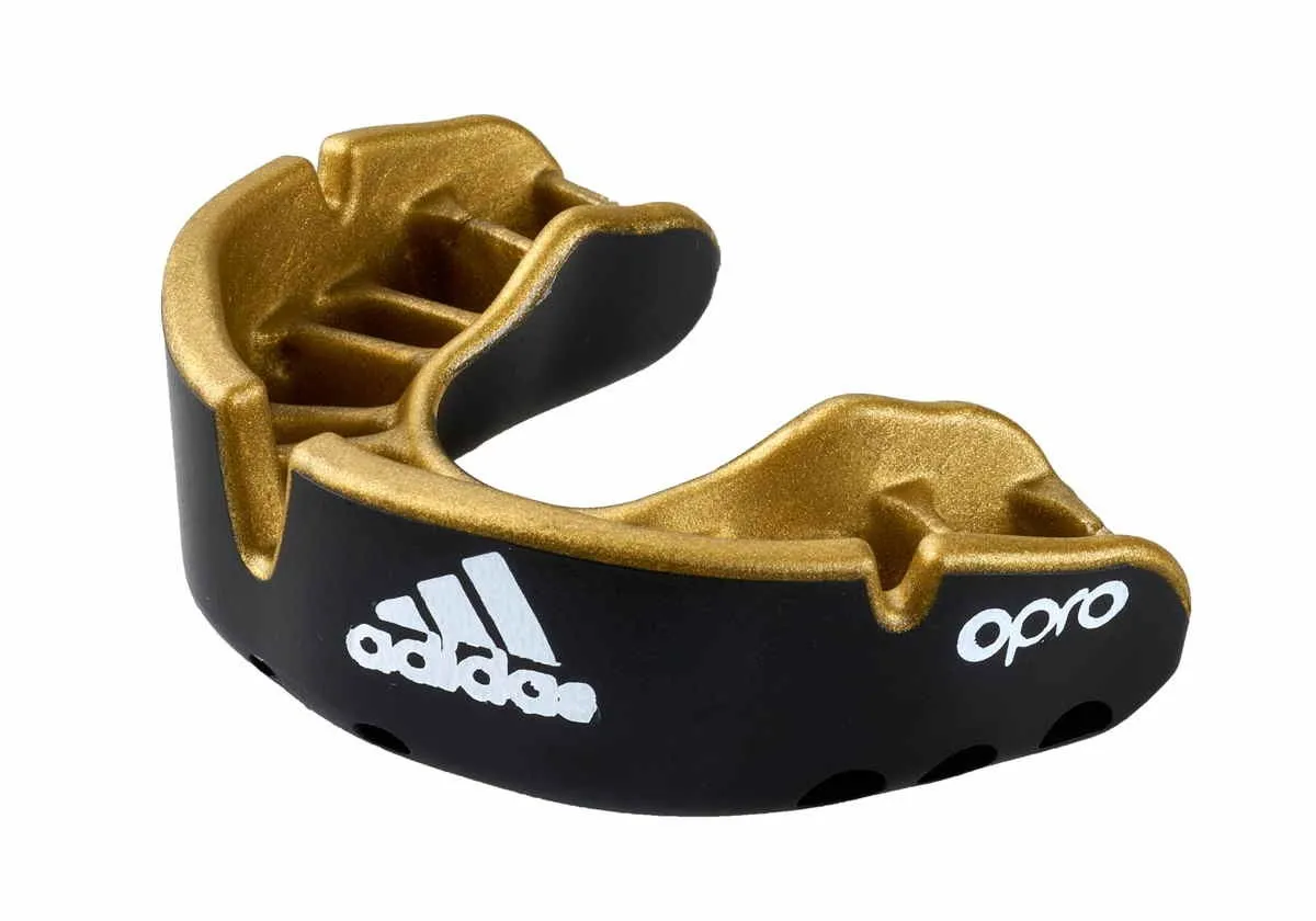 Protector bucal adidas Opro Gold senior negro
