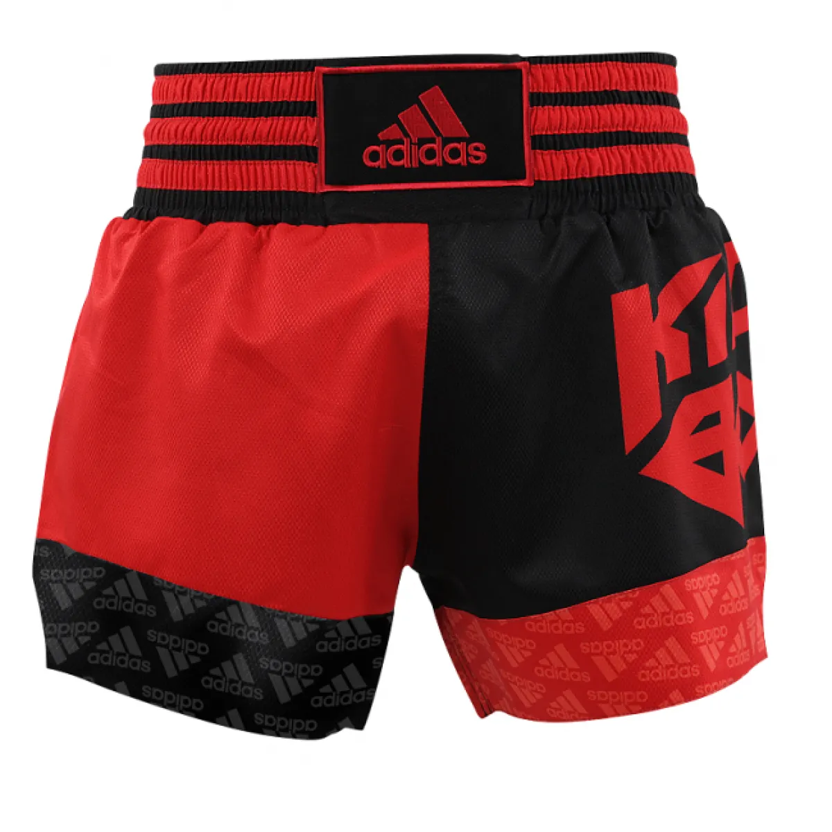 adidas Kickbox Short rot/schwarz Vorderseite
