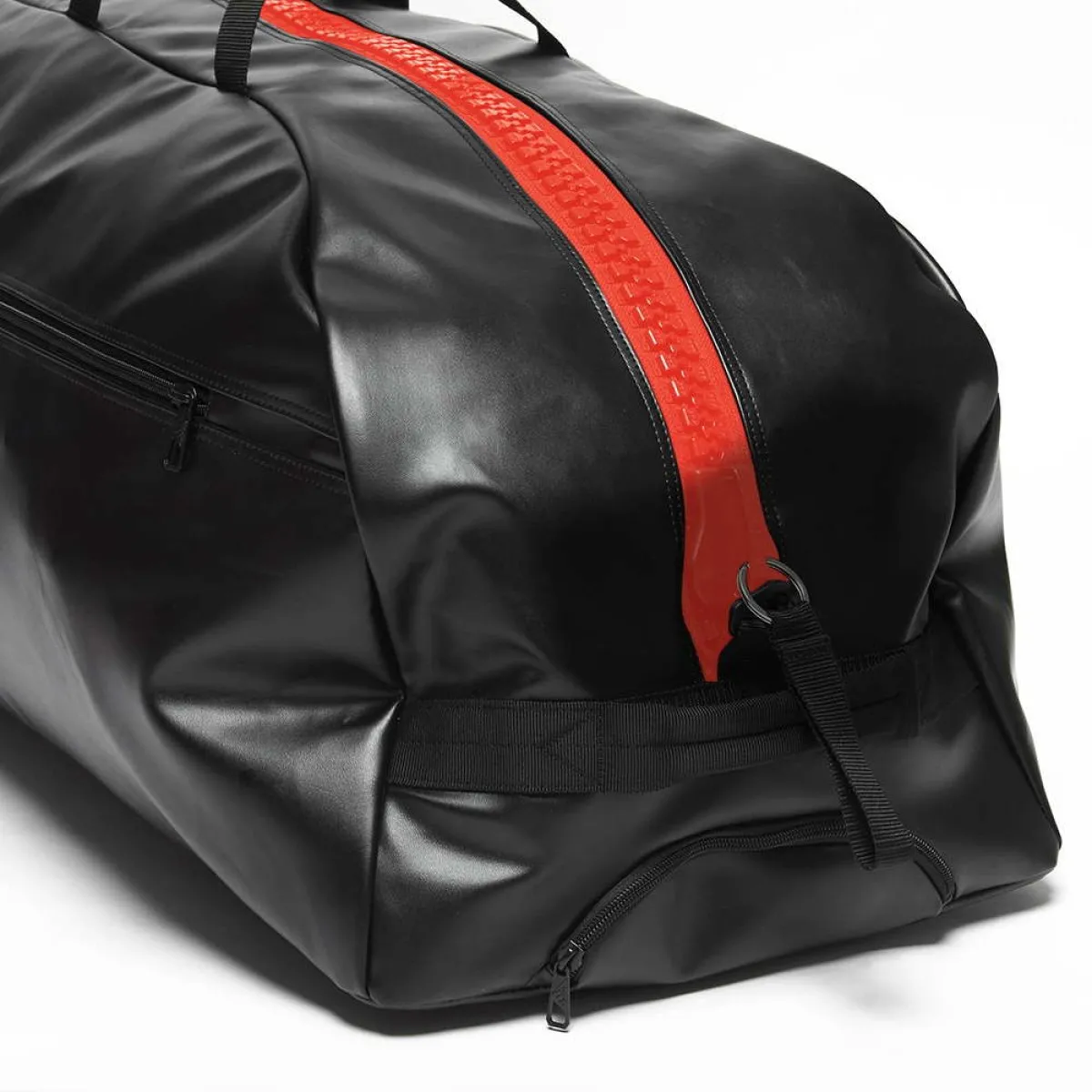 adidas trolley black/red imitation leather