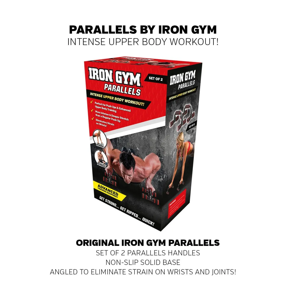 Iron Gym Parallels Liegestützgriffe - Push up Bar