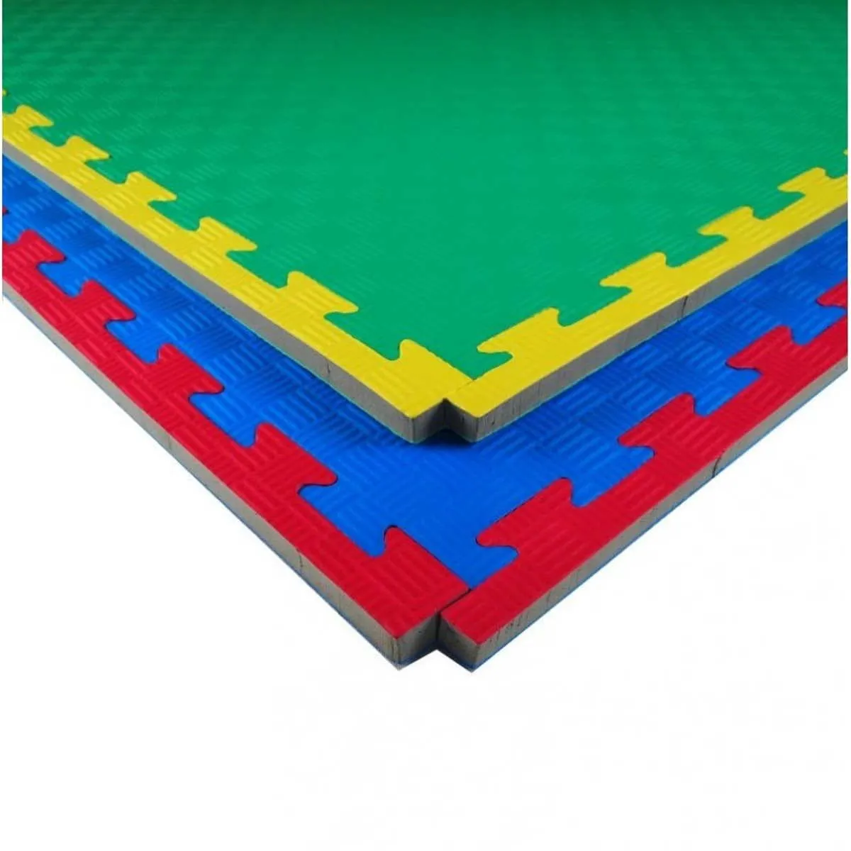 Tatami T20X mat yellow/green 100 cm x 100 cm x 2cm