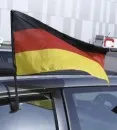 Autoflagge Deutschland für Autofenster Autofahne