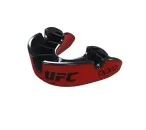 Protector bucal OPRO UFC Silver - rojo/negro, Senior