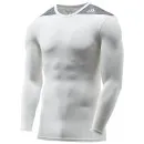 Camiseta de manga larga adidas TechFit TF Base blanca
