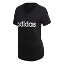 adidas Damen Performance Slim Fit T-Shirt schwarz