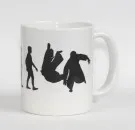 cup white printed with Aikido evolution
