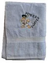 Shower and towels with the motif "Power Fighter"