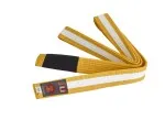 Bjj children s belt yellow with white stripe