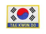 Taekwondo embroidery badge
