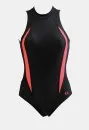 Badeanzug | Schwimmanzug OLIVIA graphit/neonorange