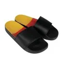 Chaussures de bain Allemagne noir rouge jaune | Chaussures de bain tongs