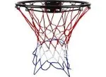 Basketballkorb mit Netz rot-weiss, V3Tec