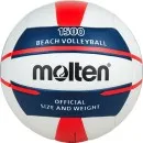 Beach volleyball white/blue/red