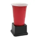 Coupe de bière Pong rouge Coupe Beer Pong
