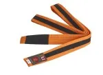 Bjj children s belt orange with black stripe
