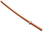 Bokken sword made of TPR plastic brown