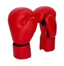 Boxing gloves carbon red
