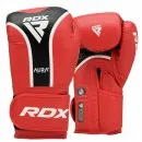 Guantes de boxeo RDX Aura Plus rojos