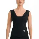 T-shirt de sudation pour femmes W1 Noir RDX T-shirt de sauna