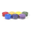 Chakra scented tea lights candles