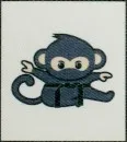 Parche para cinturón Parche mono ninja