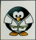 Gürtelpatch Pinguin