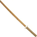 Bokken wooden sword Daito hellaito blackwhite oak 08-01023W
