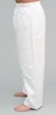 Pantalón de judo blanco con refuerzo en las rodillas