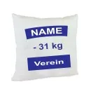 Cushion with printed judo back number